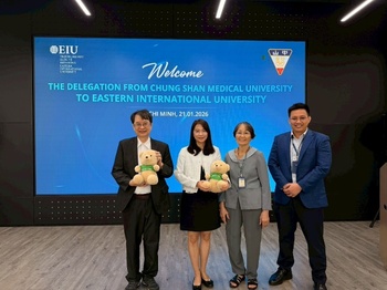 醫管系至姊妹校越南東方國際大學 (Eastern International University)交流訪問圖片