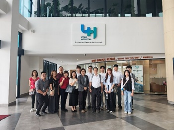 參訪拉曼大學的醫院中醫部圖片